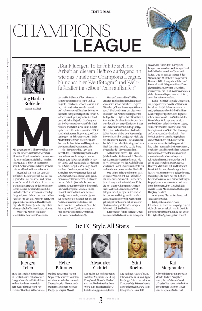 Focus Style Magazine. High Fashion and High Class Journalism