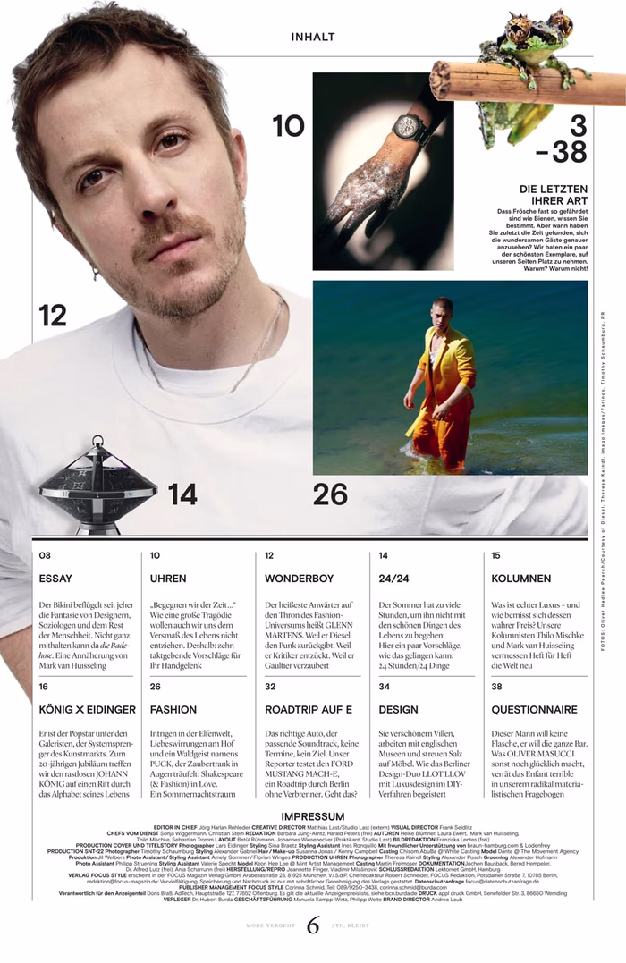 Focus Style Magazine. High Fashion and High Class Journalism