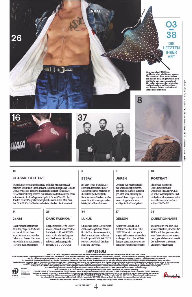 Focus Style Magazine. High Fashion and High Class Journalism