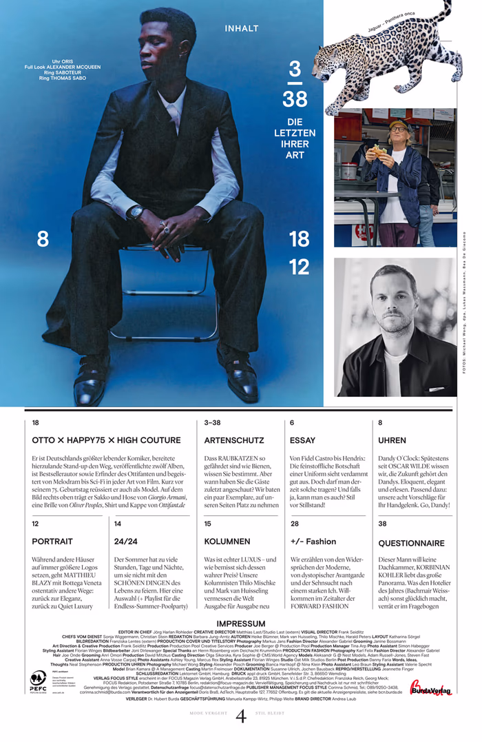 Focus Style Magazine. High Fashion and High Class Journalism